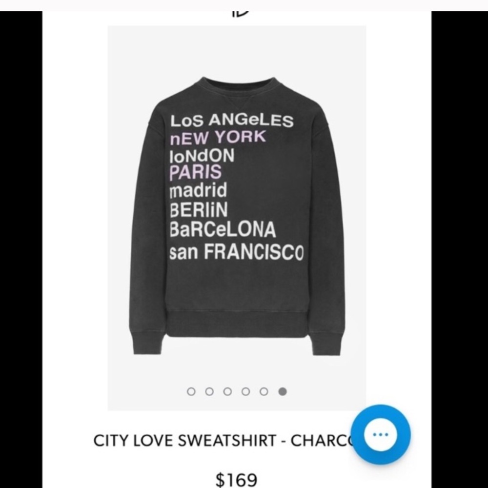 Anine Bing CityLove Sweatshirt - Picture 3 of 5